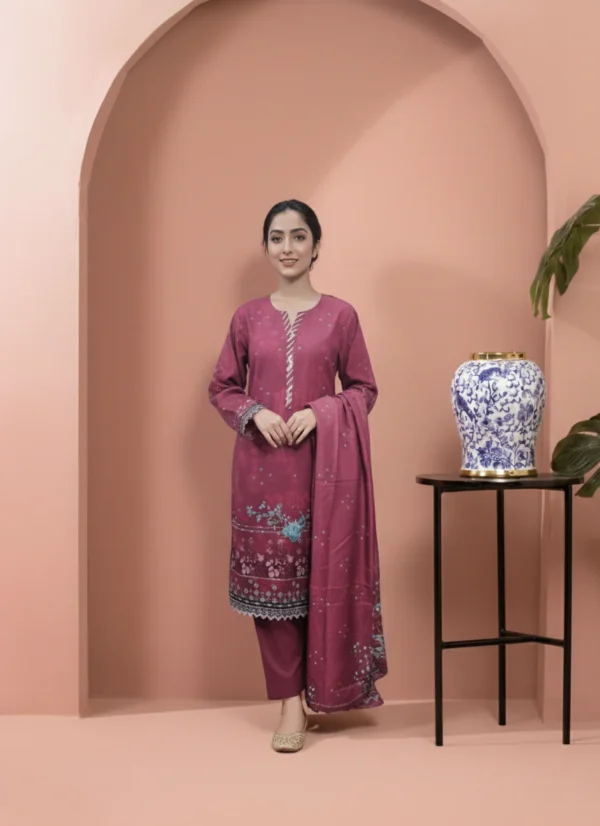 Printed 3 Pieces Khaddar 05