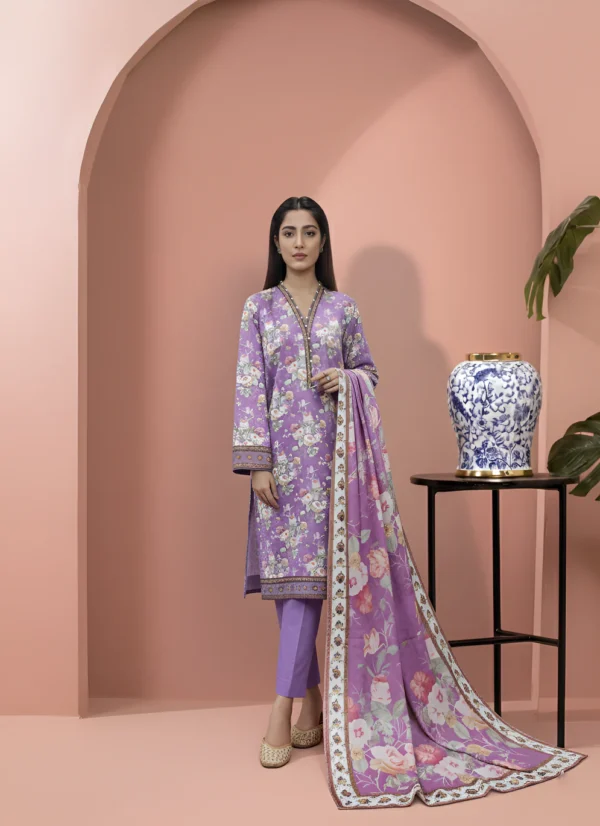 Printed 3 Pieces Khaddar 07