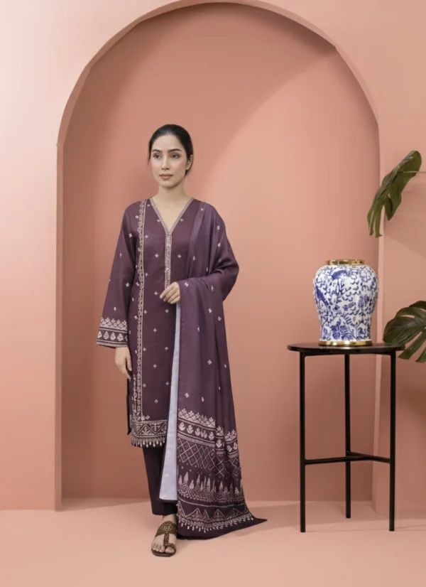 Printed 3 Pieces Khaddar 09