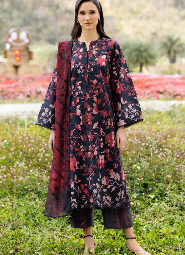 STITCHED EMBROIDERED LAWN USE-9290