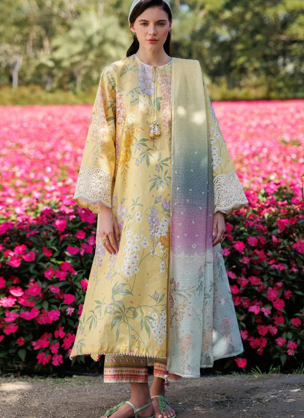 STITCHED EMBROIDERED LAWN USE-9299