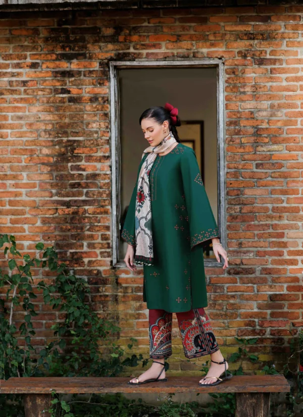 STITCHED EMBROIDERED LAWN USE-9285