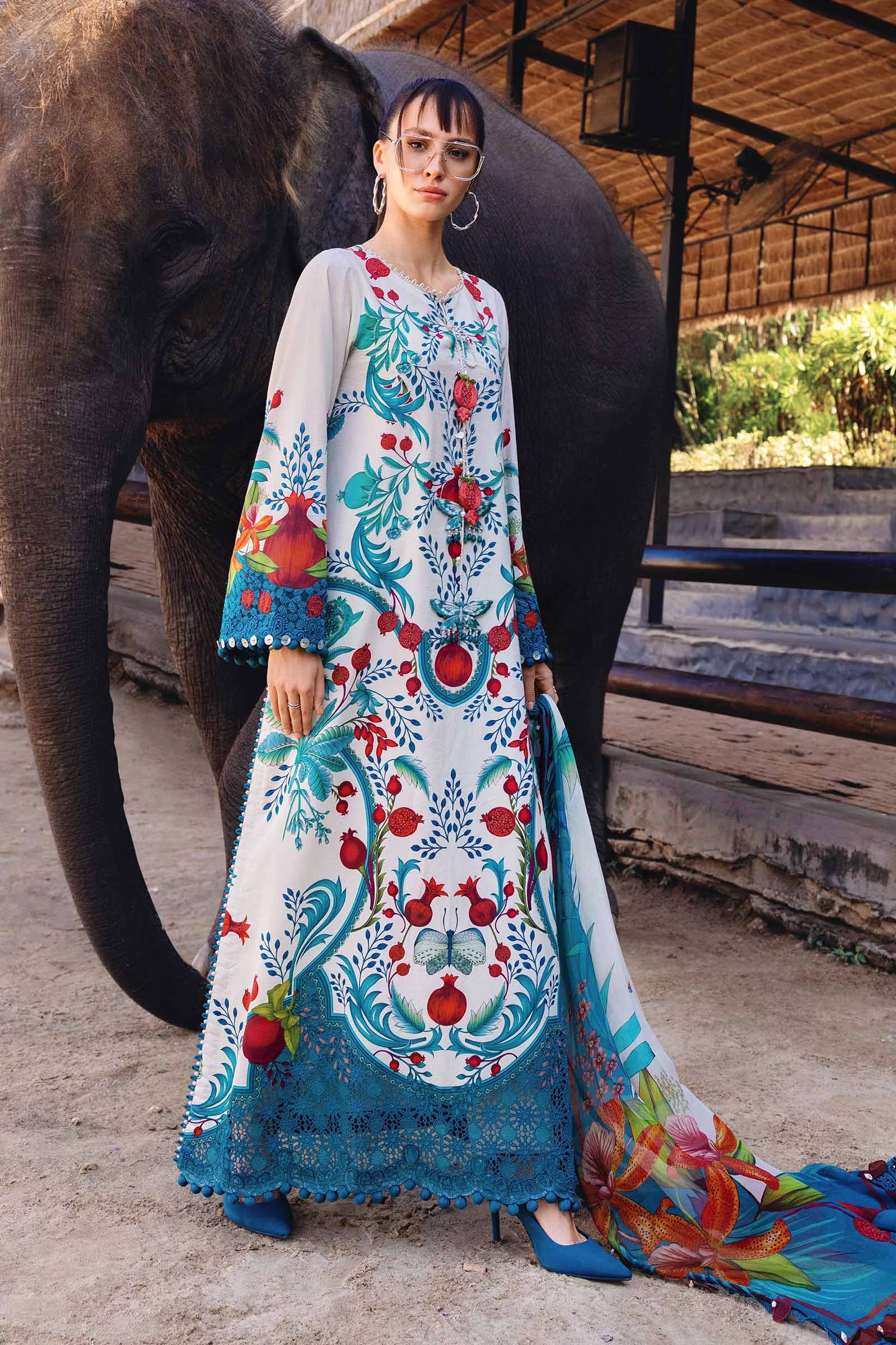 Maria B – Safari Scape M Prints Summer Collection – Design-12A