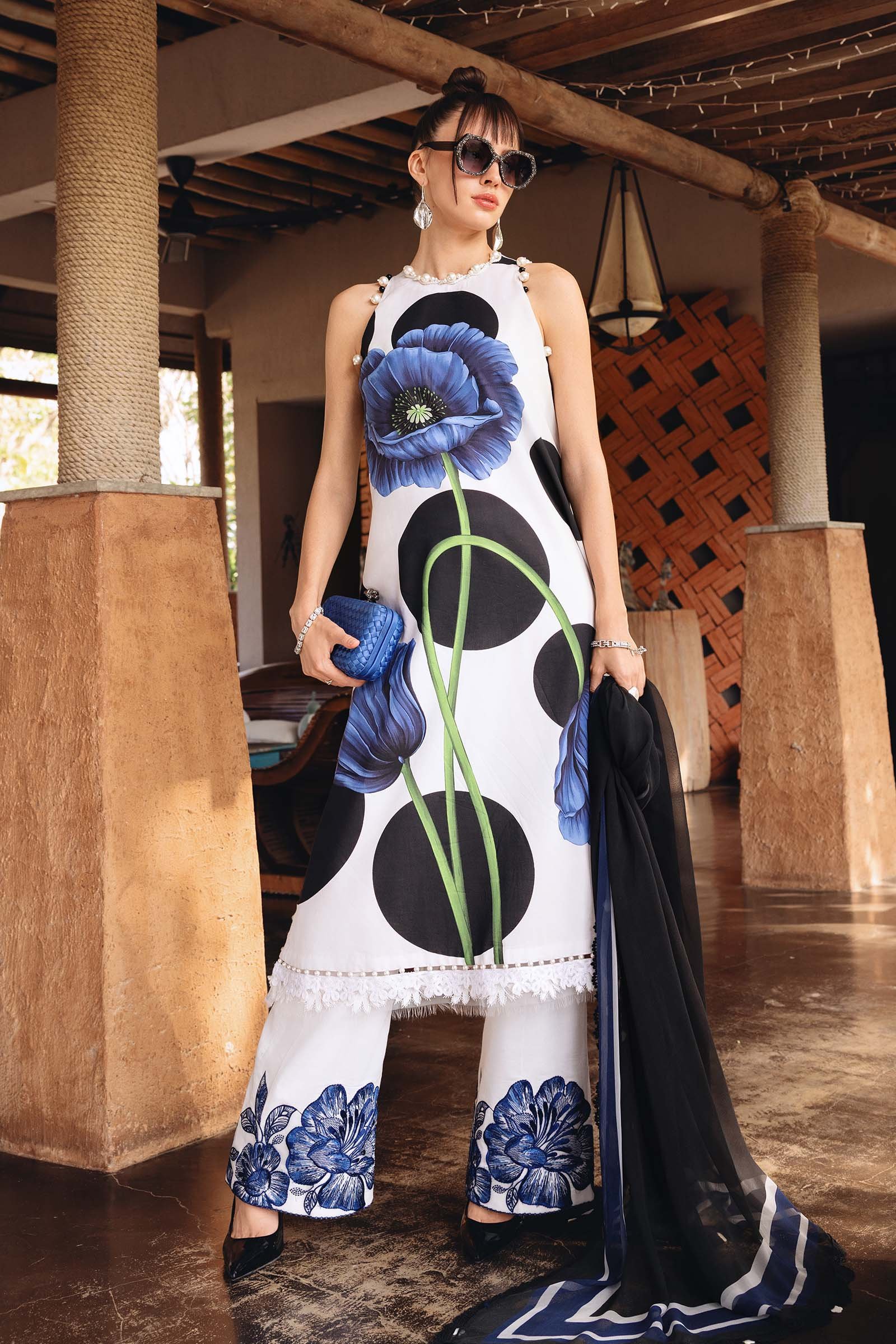 Maria B – Safari Scape M Prints Summer Collection – Design-13A