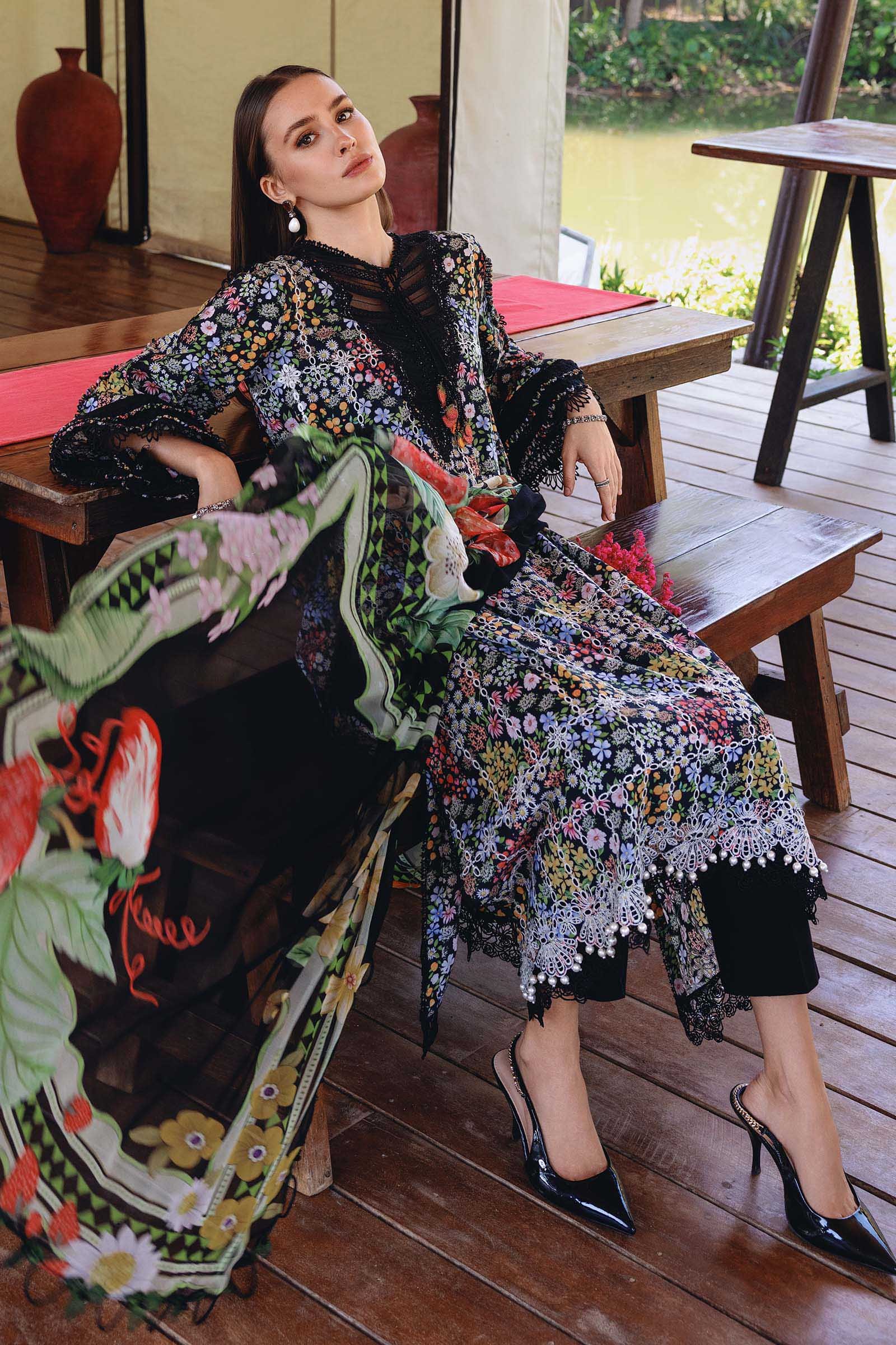 Maria B – Safari Scape M Prints Summer Collection – Design-14B