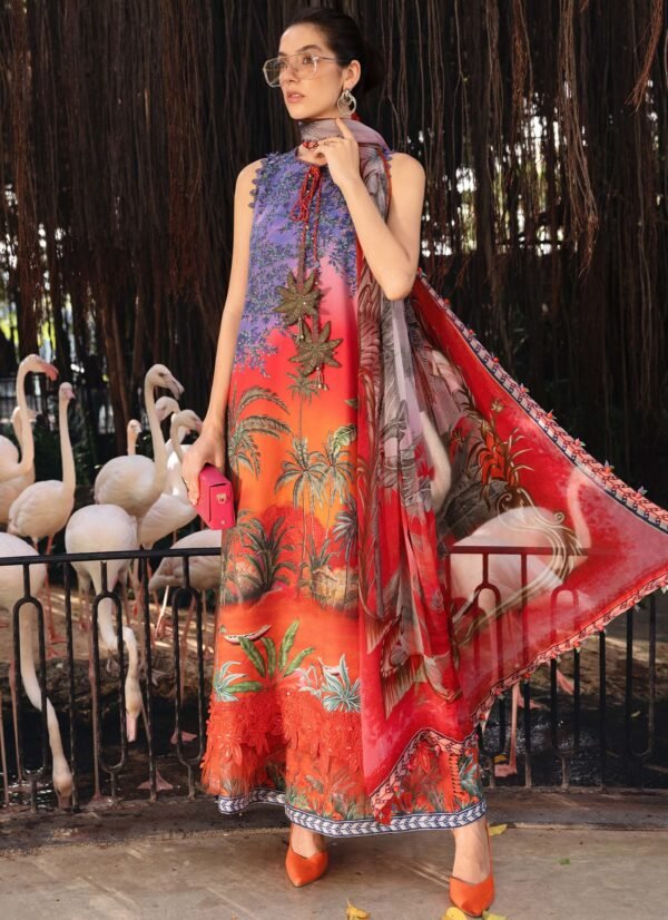 Maria B - Safari Scape M Prints Summer Collection - Design-7B